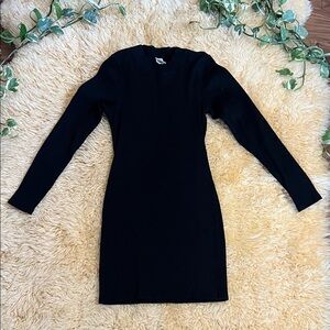 Like New PINK Ribbed Long Sleeve dress